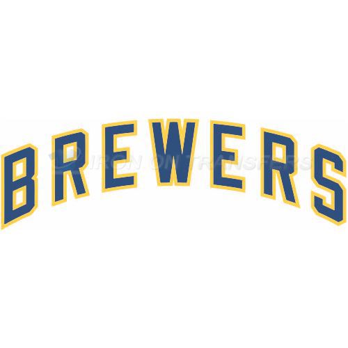 Milwaukee Brewers Iron-on Stickers (Heat Transfers)NO.1706